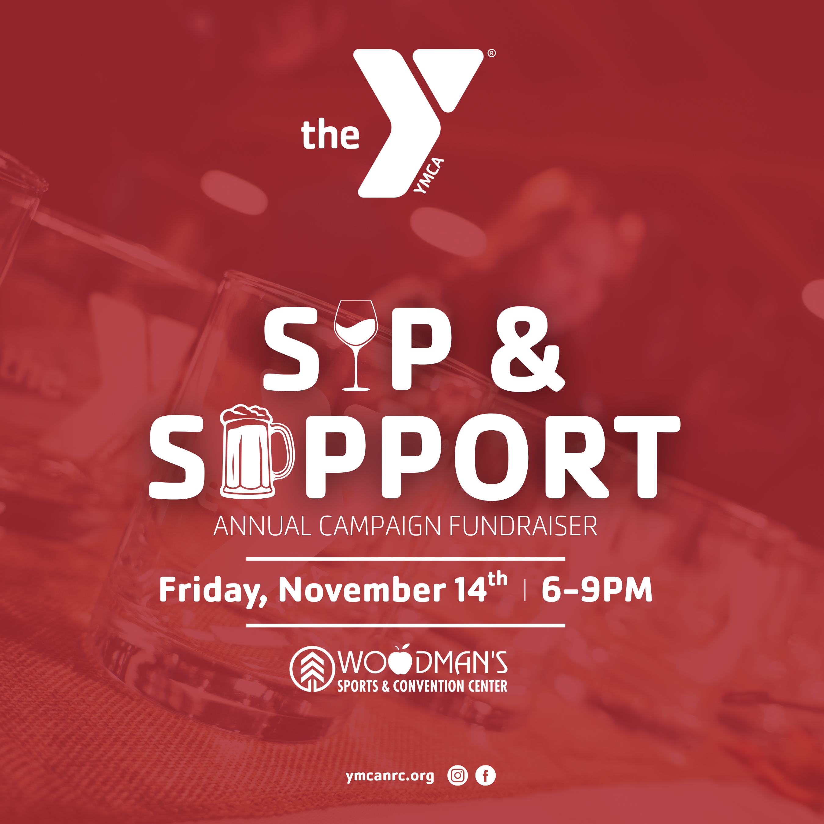 YMCA Sip & Support Fundraiser
