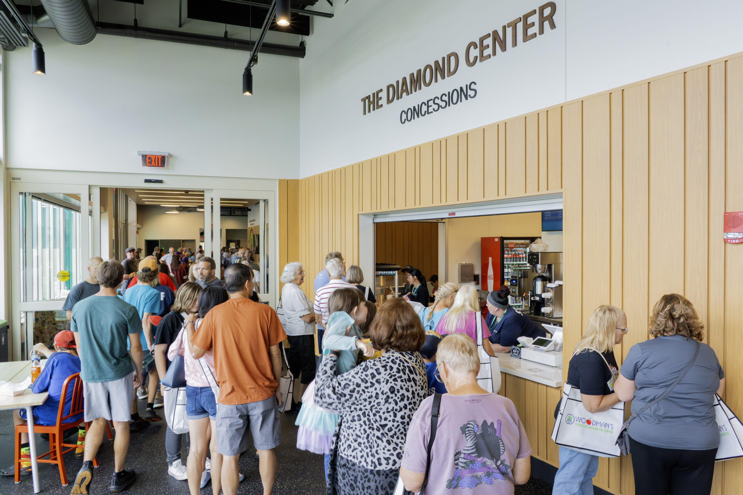 Food & Beverage at the Woodman's Center