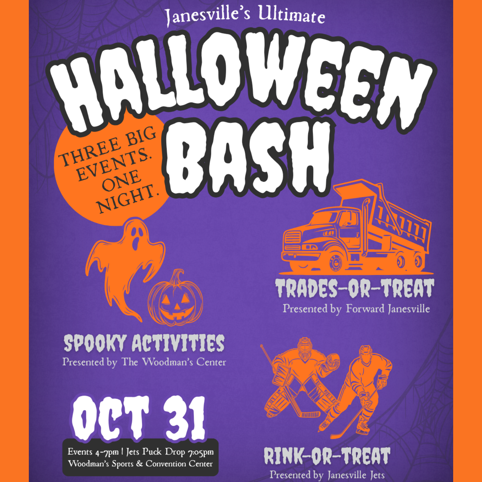 Janesville Halloween Bash at the Woodman's Center